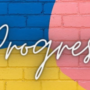 Progress on a colourful brick wall